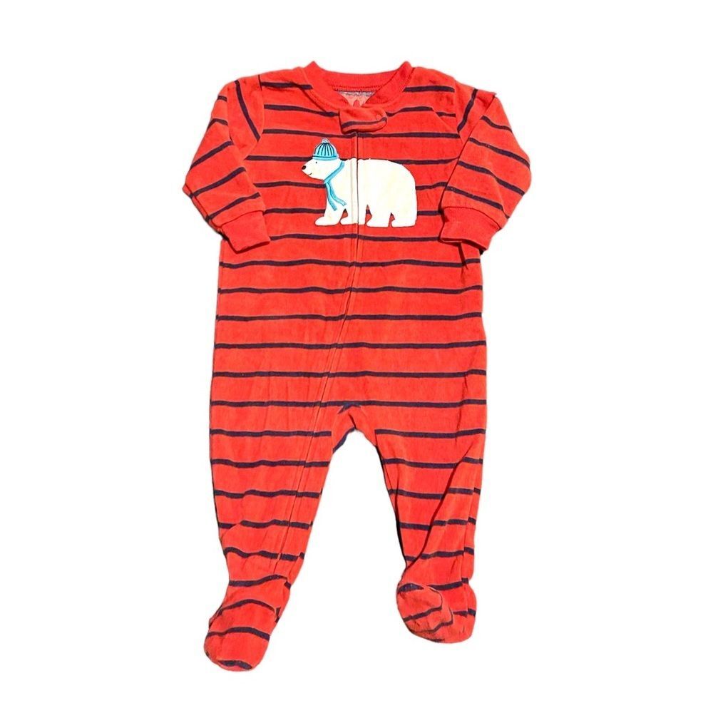 🔥 5 for $30 🔥 Carter’s Infant Polar Bear Footie Pajamas | 6M
